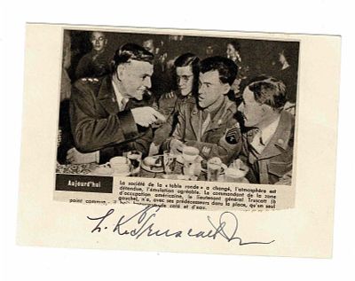 HISTORY - TRUSCOTT Lucian King (1895 - 1965) - Signed printed photograph