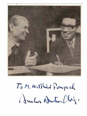 HISTORY - BOUTROS-GHALI Boutros (1922 - 2016) - Signed printed photograph