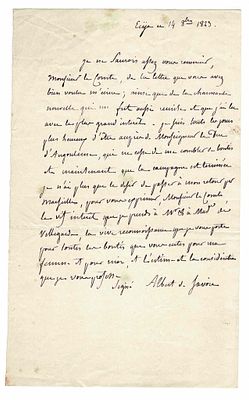 HISTORY - ITALY - Lot of thirteen signed autograph letters and photographs