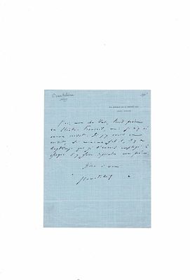 LITERATURE - COURTELINE Georges MOINAUX dit (1860 - 1929) - Autograph letter signed