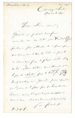 LITERATURE - DEROULEDE Paul (1846 - 1914) - Autograph letters signed