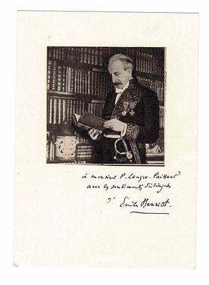 LITERATURE - HENRIOT Emile (1889 - 1961) - Photograph dedicated