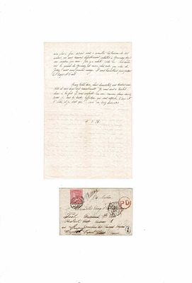 LITERATURE - HUGO Adèle (1830 - 1915) - Autograph letter signed