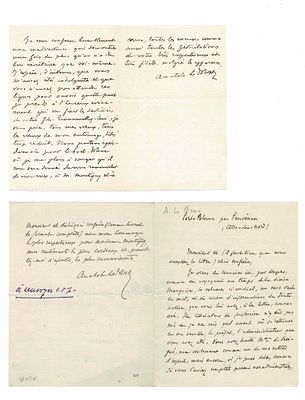 LITERATURE - LE BRAZ Anatole (1859 - 1926) - Autograph letter signed