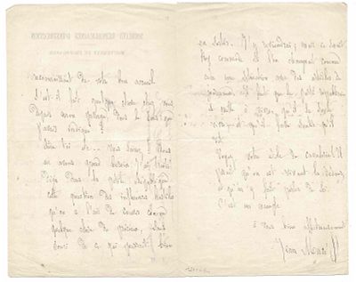 LITERATURE - MACE Jean (1815 - 1894) - Autograph letters signed