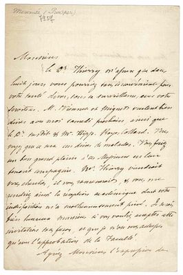 LITERATURE - MERIMEE Prosper (1803 - 1870) - Autograph letter signed