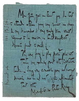 LITERATURE - PORTO RICHE Georges de (1849 - 1930) - Autograph letters signed