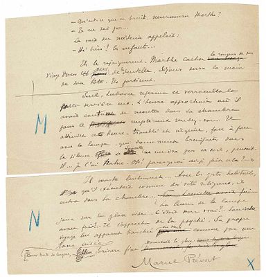 LITERATURE - PREVOST Marcel (1862 - 1941) - Autograph document signed