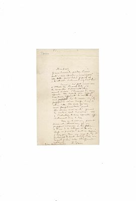 LITERATURE - TAINE Hippolyte (1828 - 1893) - Autograph letters signed