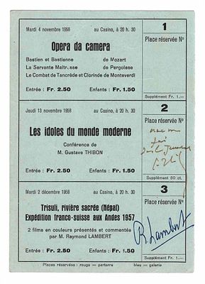 LITERATURE - THIBON Gustave (1903 - 2001) - Autograph dedication signed