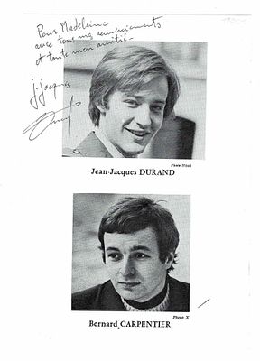 LITERATURE - French literature, theater and entertainment - Lot of fifty autograph letters, signed printed photographs and concert programs