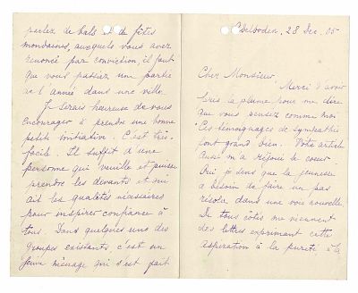 LITERATURE - PIECZYNSKA Emma (1854 - 1927) - Autograph letters signed