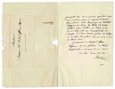 MUSIC - BOÏELDIEU François Adrien (1775 - 1834) - Autograph letter signed