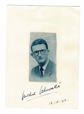 MUSIC - SCHWALBE Michel (1919 - 2012) - Signed printed photograph