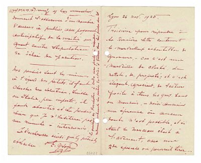 MUSIC - YSAYE Eugène (1858 - 1931) - Autograph dedication signed