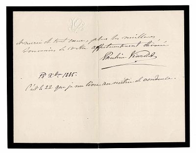 MUSIC - VIARDOT Pauline (1821 - 1910) - Group of 12 autograph letters