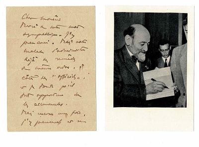 SCIENCE AND MEDICINE - BURNAND René (1882 - 1960) - Photograph; postcard