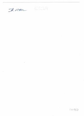 SCIENCE AND MEDICINE - VITTOZ Bernard (1927 - 2006) - Menu signed