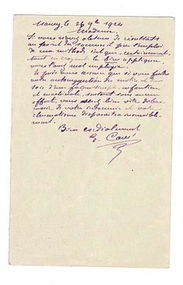 SCIENCE AND MEDICINE - COUE Emile (1857 - 1926)