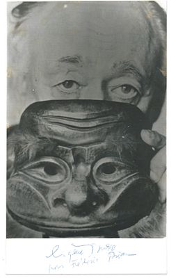 LITERATURE - IONESCO Eugène (1909 - 1994) - Photograph with autograph dedication signed