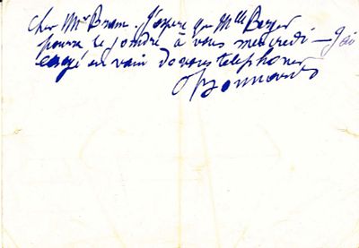 ART - BONNARD Pierre (1867 - 1947) - Autograph letter signed