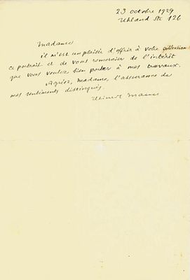 LITERATURE - MANN Heinrich (1871 - 1950) - Autograph letter signed