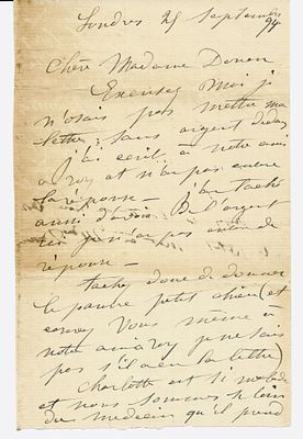 HISTORY - MICHEL Louise (1830 - 1905) - Autograph letter signed