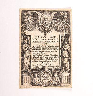 Callot Jacques - La Vie de la Vierge - Etching on paper (1632)