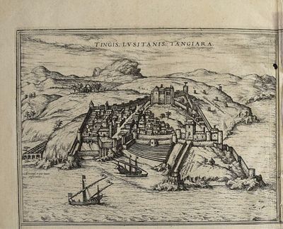 Frans Hogenberg Georg Braun - Tangiaria (Tanger) - Etching on paper (1575)