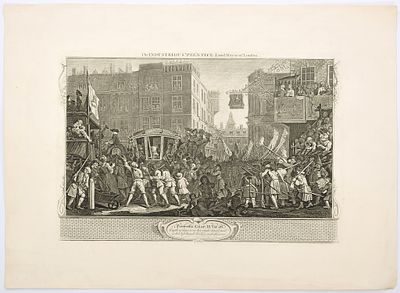 Hogarth William - The Industrious Prentice - Lord Mayor of London - Etching on paper (1747)