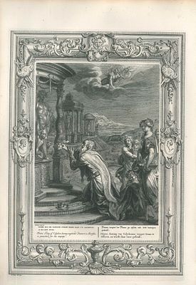 Picart Bernard - Oenée - Etching on wire rod paper (1742)