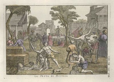 Pivati Gianfrancesco - The Commemoration of Hussein - Etching on paper (1746/51)