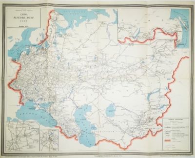 Карта железных дорог ссср 1991 года