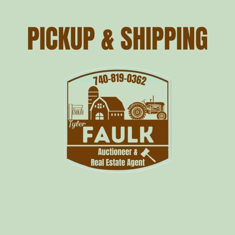PICK UP & SHIPPING. ITEMS CAN BE PICKED UP ON THURSDAY, MARCH 12TH FROM 9-4PM OR BY APPOINTMENT. 